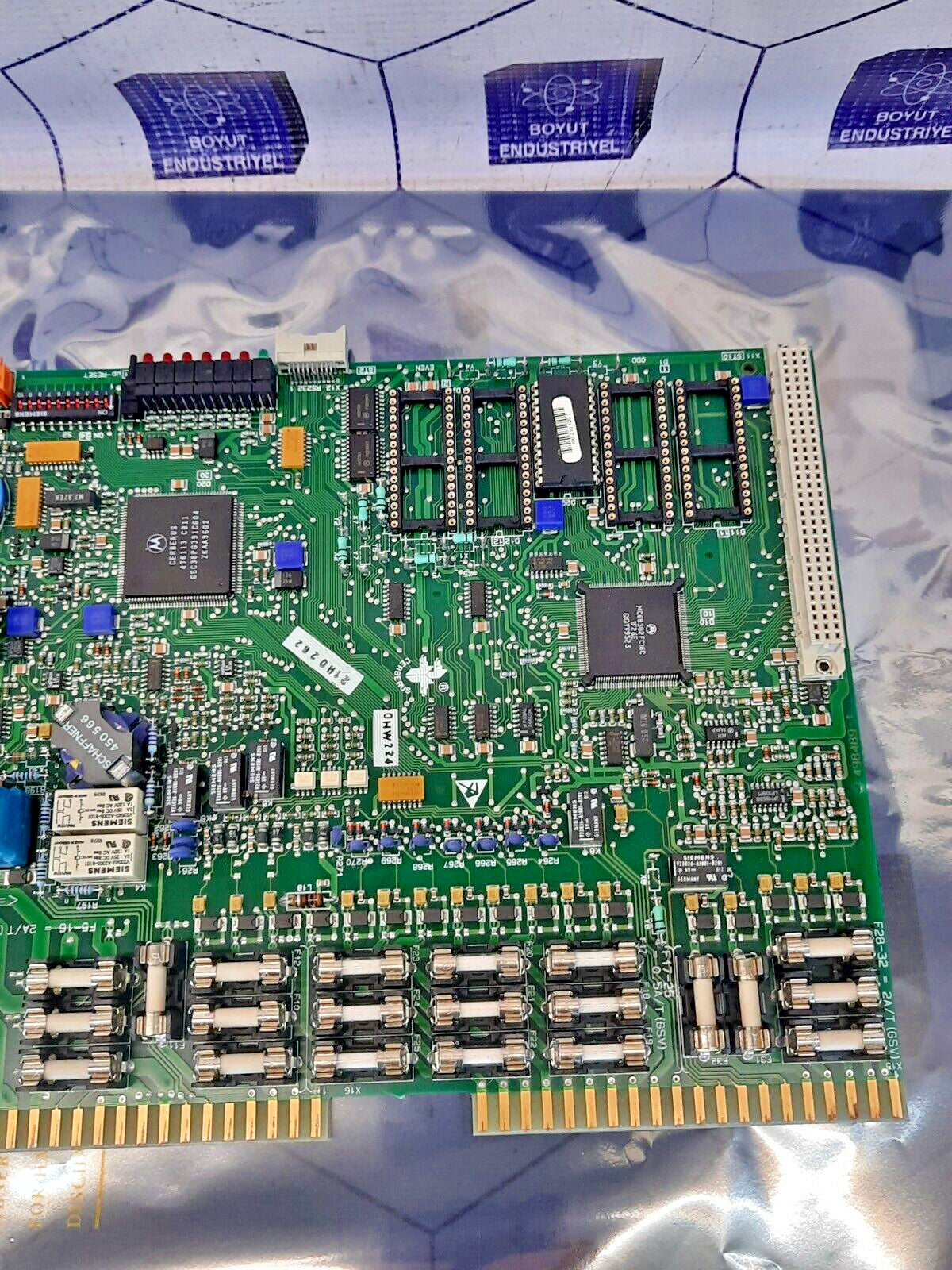 Siemens E3X101 498201 Cerberus Fire Safety board