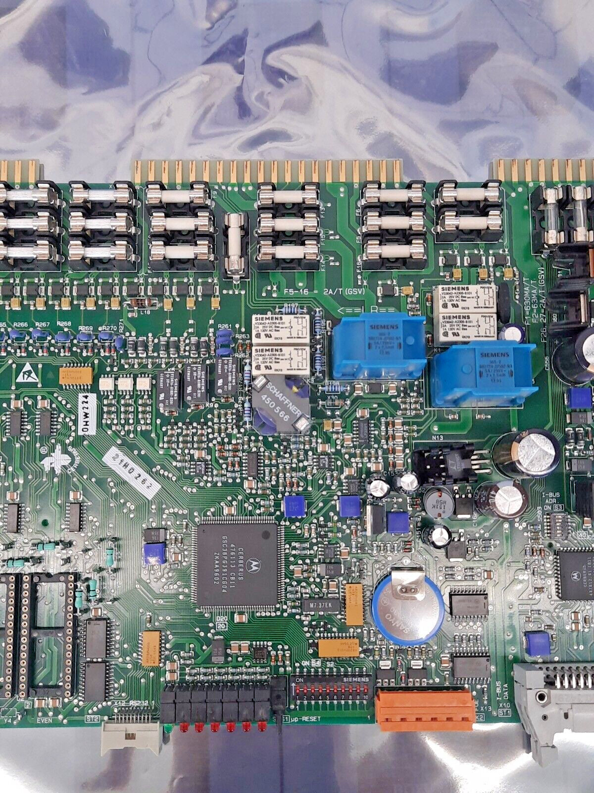 Siemens E3X101 498201 Cerberus Fire Safety board