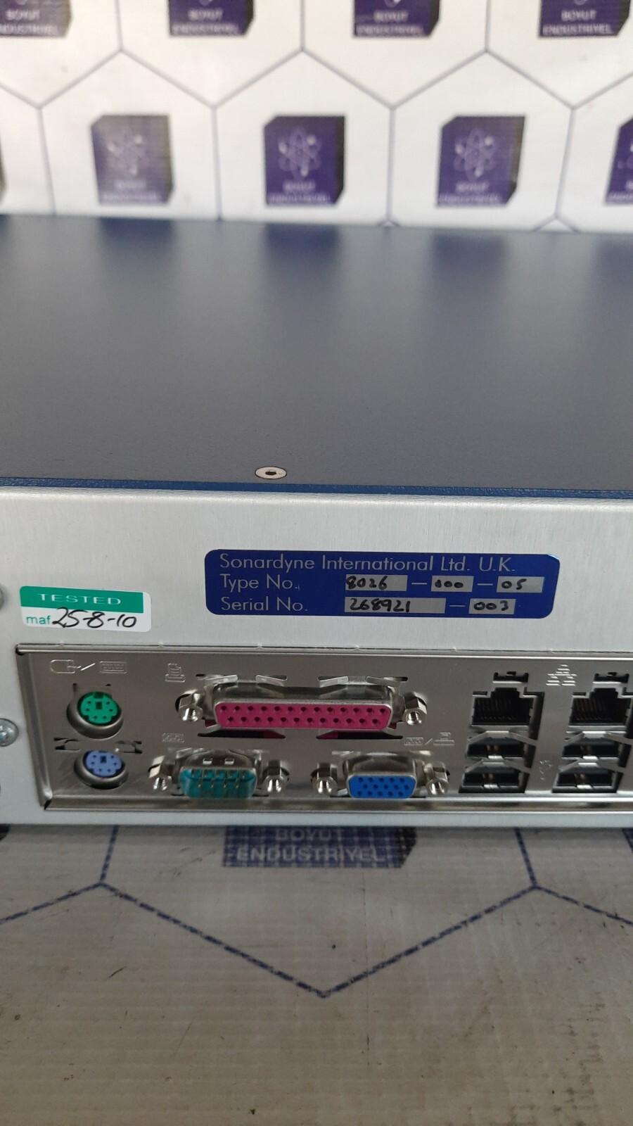 Sonardyne 8026-000-05 Navigation Computer Rub-11D 100-240 Volt AC