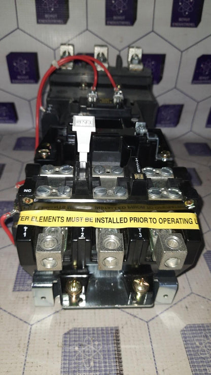 Allen-Bradley 509-DOB MOTOR STARTER 460-480 V / 60 Hz with 595-A Aux contact
