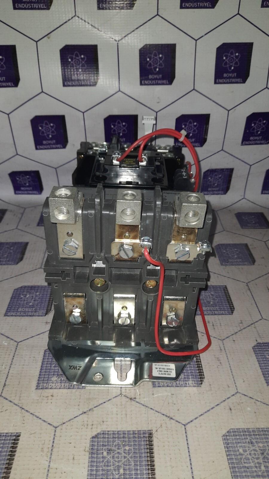 Allen-Bradley 509-DOB MOTOR STARTER 460-480 V / 60 Hz with 595-A Aux contact
