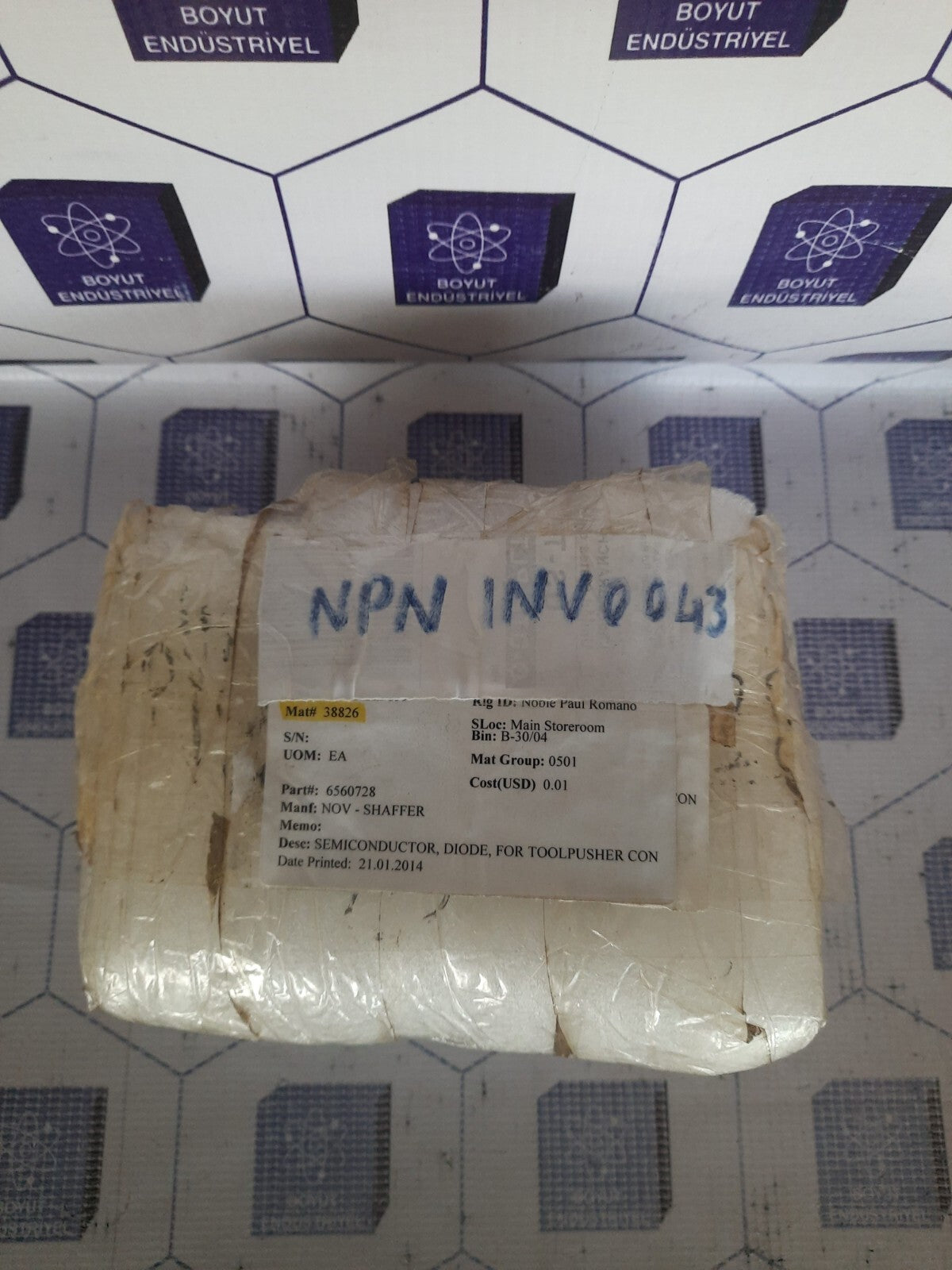 Nov-Shaffer Semiconductor Dioede 6560728 NPN INV0043