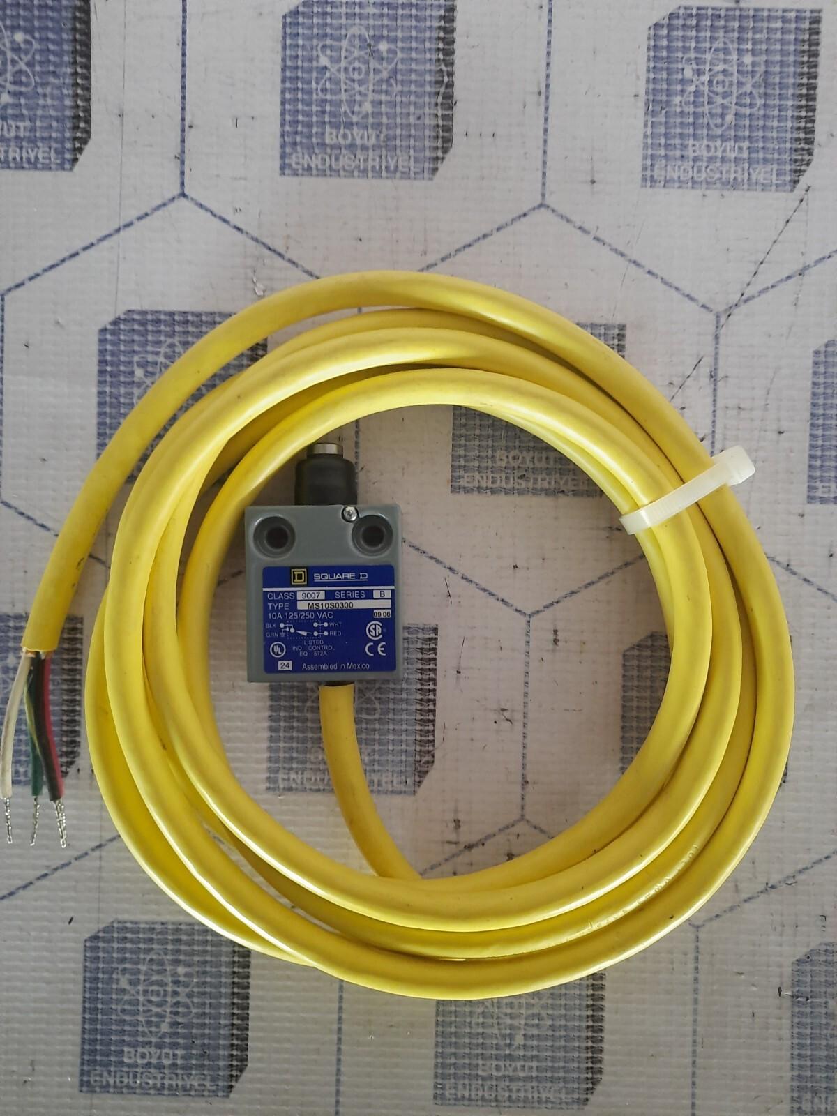 SQUARE D Miniature Limit Switch MS10S0300 Class 9007 Serıes B
