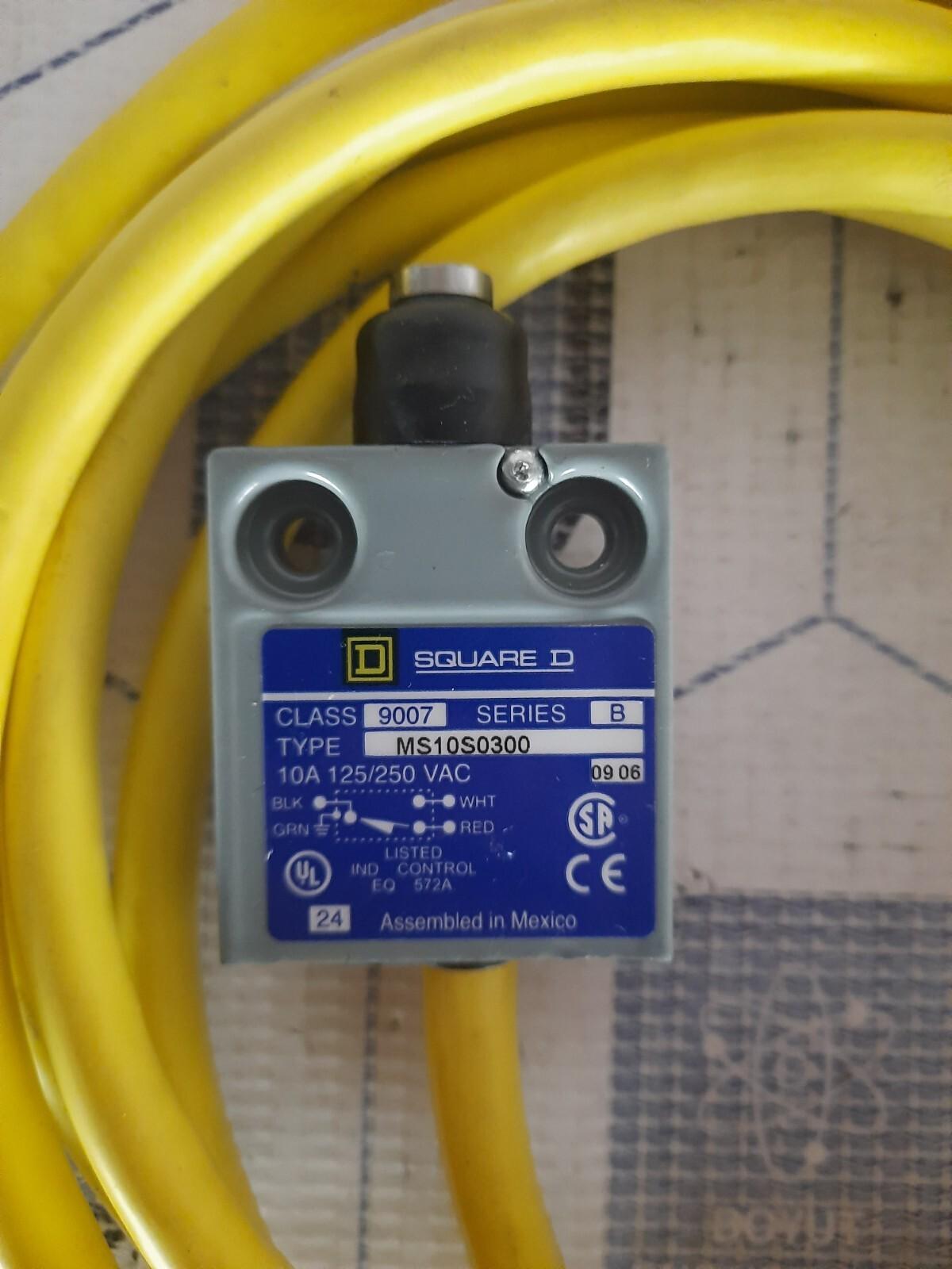 SQUARE D Miniature Limit Switch MS10S0300 Class 9007 Serıes B