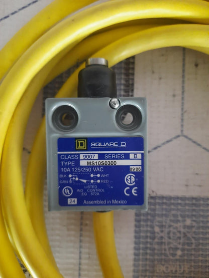 SQUARE D Miniature Limit Switch MS10S0300 Class 9007 Serıes B