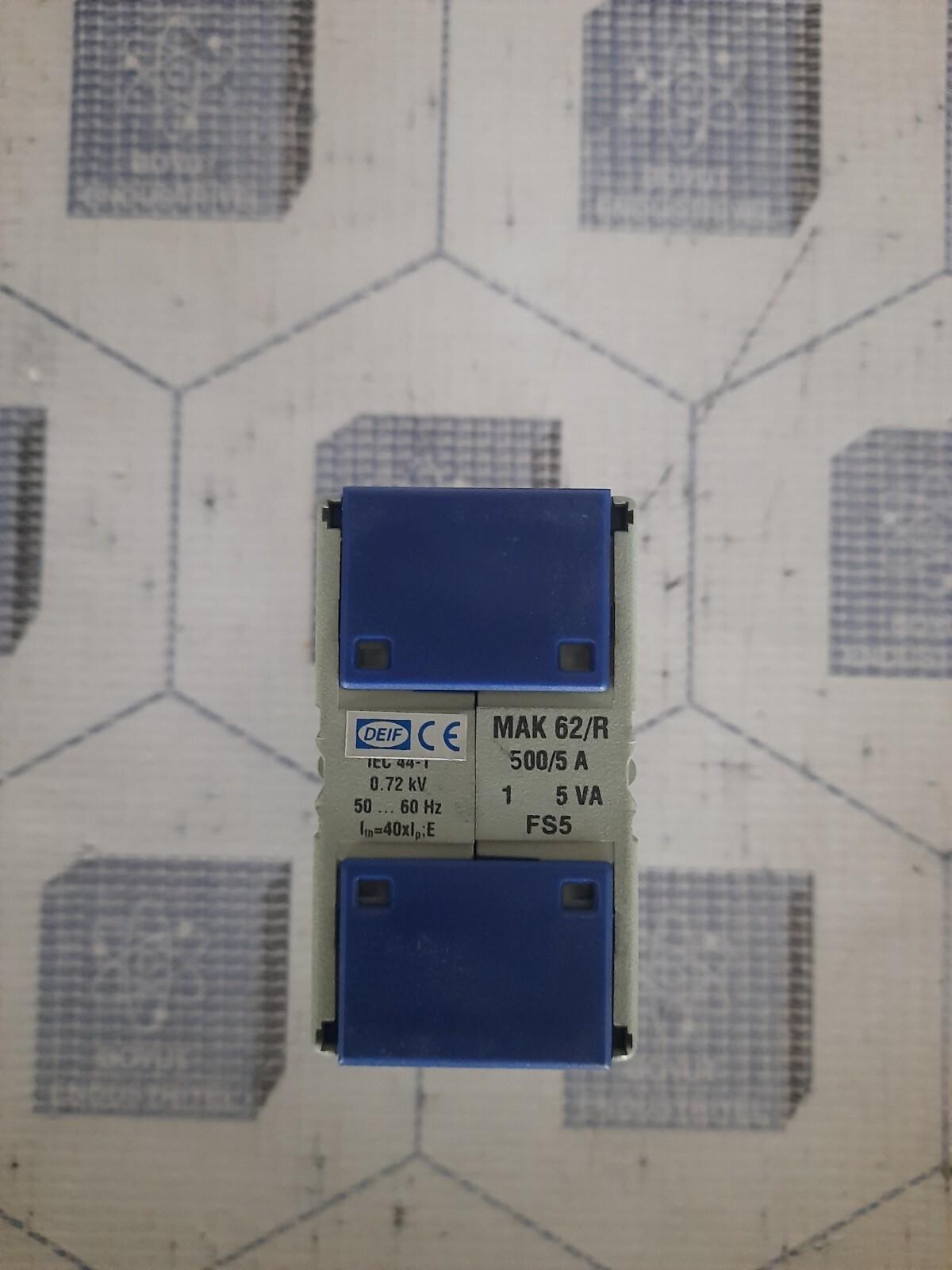DEIF MAK 62/R Current Transformer IEC 44-1 500/5 A 0.72 kV