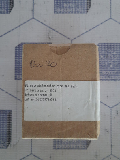DEIF MAK 62/R Current Transformer 250/5 A 0.66 kV