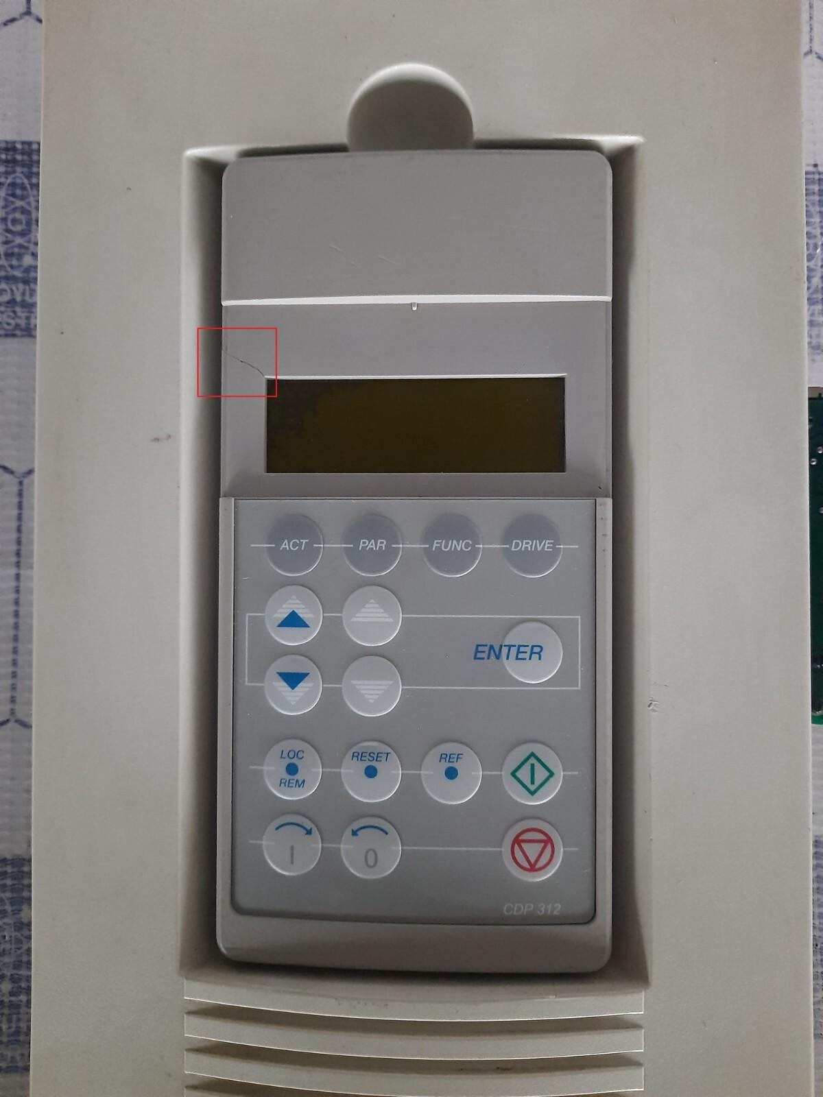 ABB CDP-312 Control Panel Keypad 61085301 D 61298649 NDPI-21 REV B