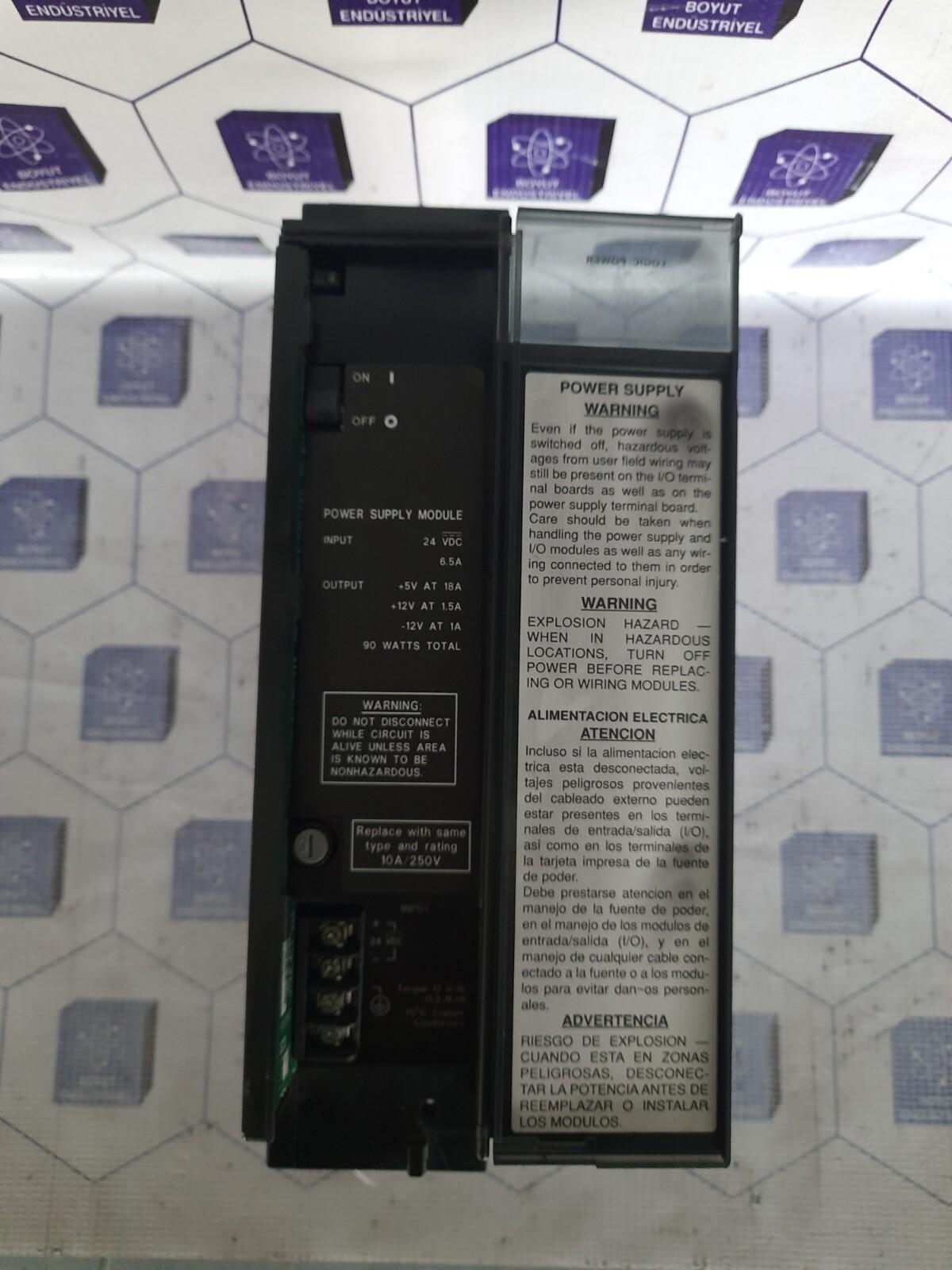 GE FANUC IC697PWR724F POWER SUPPLY SERIES 90-70 PROGRAMMABLE CONTROLLER
