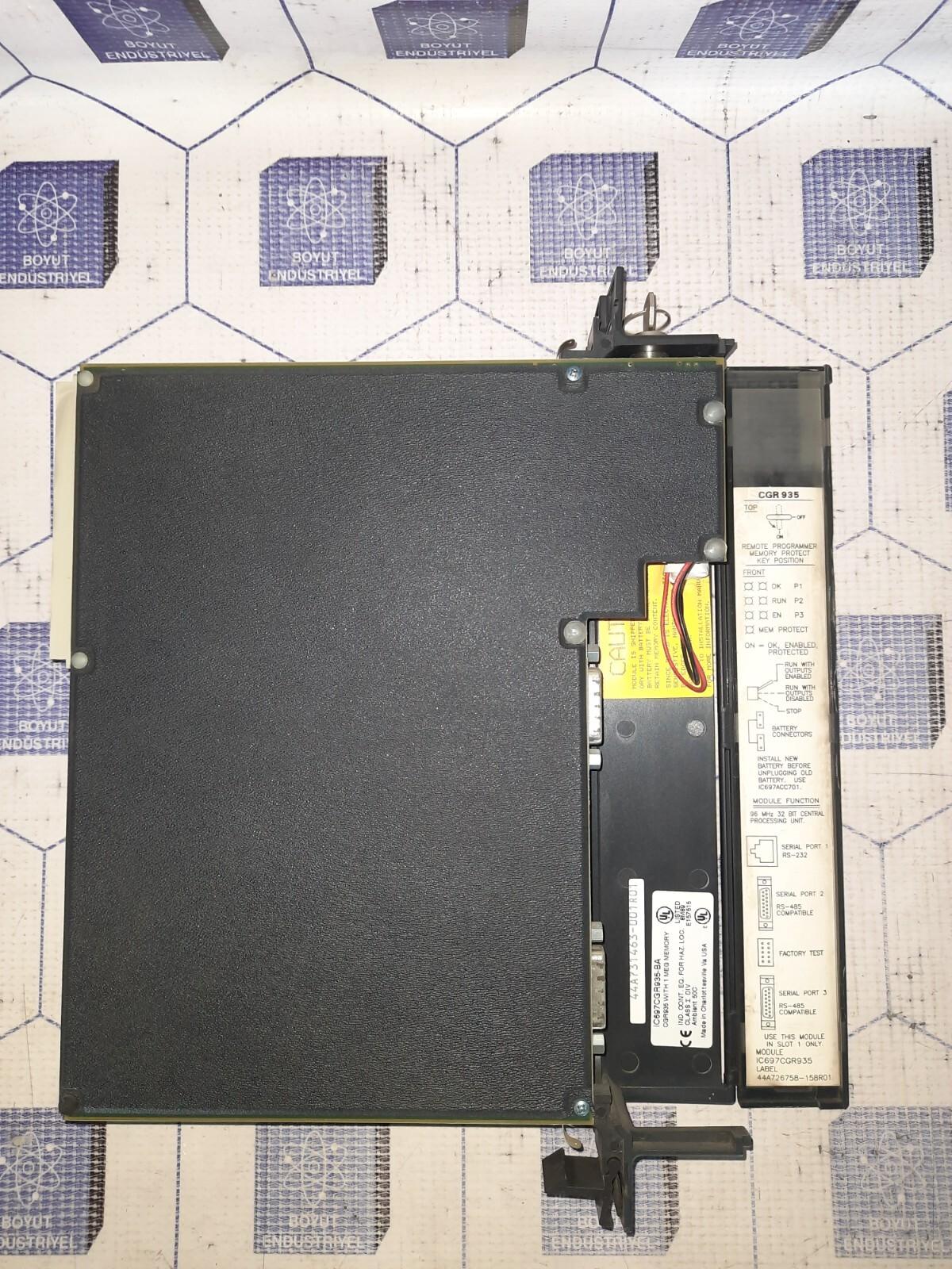 GE FANUC IC697CGR935-BA CENTRAL PROCESSOR UNIT  44A731463-001R01