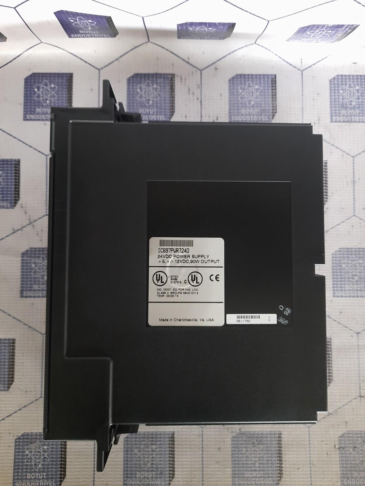 GE FANUC IC697PWR724D POWER SUPPLY SERIES 90-70 PROGRAMMABLE CONTROLLER