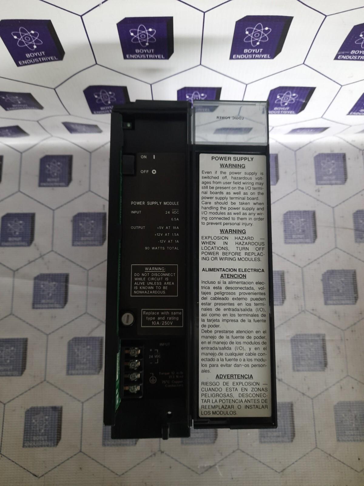 GE FANUC IC697PWR724D POWER SUPPLY SERIES 90-70 PROGRAMMABLE CONTROLLER