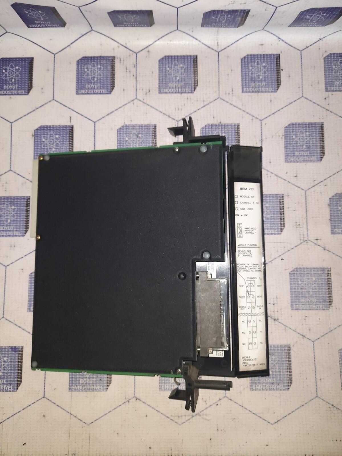 GE FANUC IC697BEM731Y GENIUS BUS CONTROLLER 1 CHANNEL  44A729723-G01 Fast Ship