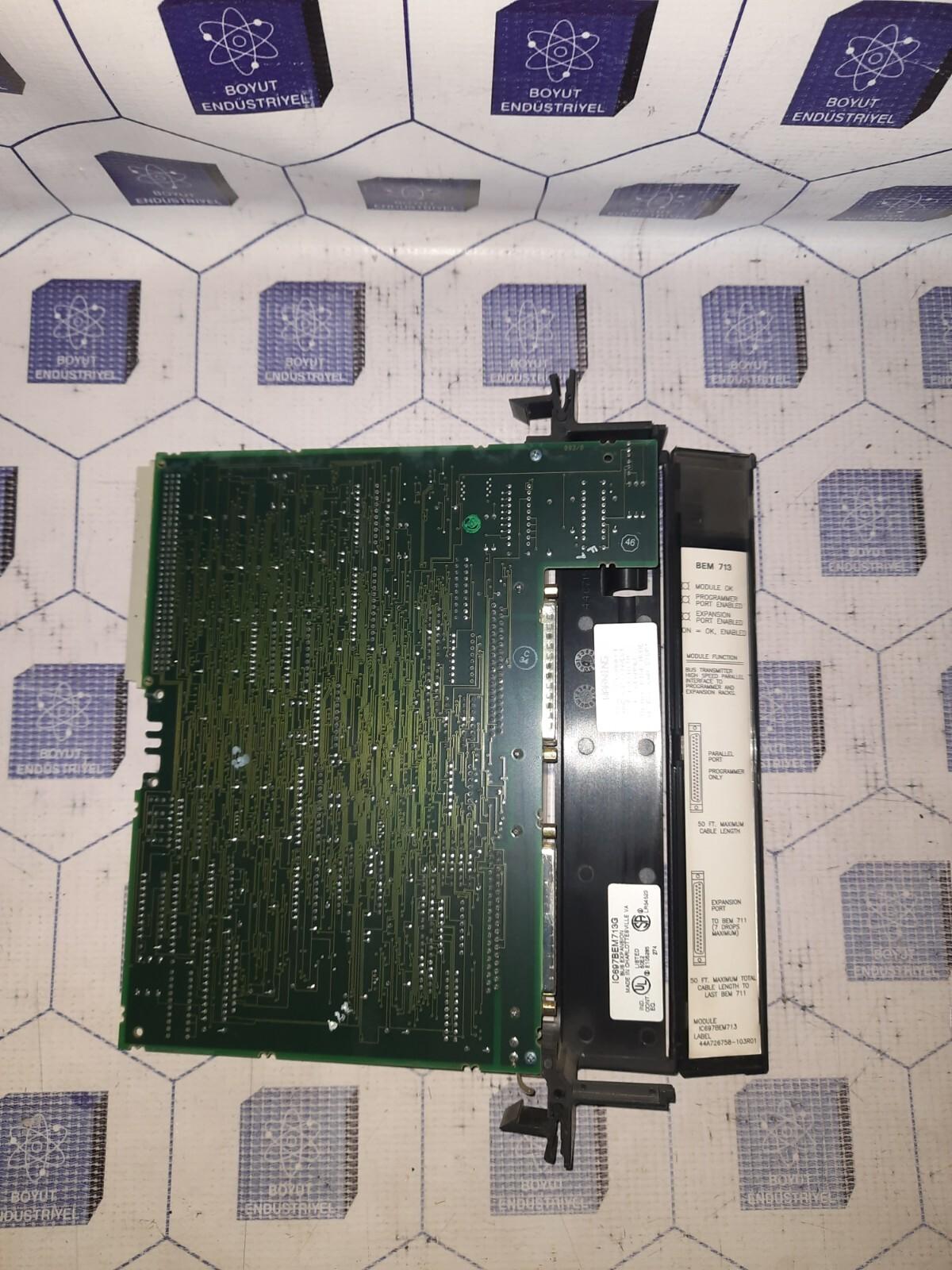 GE FANUC IC697BEM713G BUS TRANSMITTER  44A730317-G01