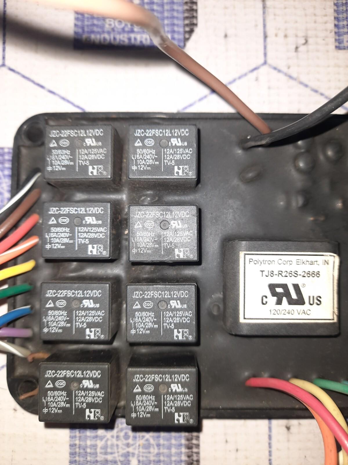 Polytron Corp TJ8-R26S-2666 JZC-22FSC12L12VDC Universal Fused Timer with Bracket