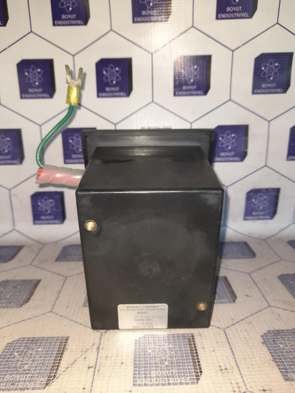 MYRON L COMPANY Resistance Monitor SERIES 750 757-20 NACL