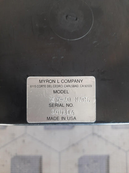 MYRON L COMPANY Resistance Monitor SERIES 750 757-20 NACL
