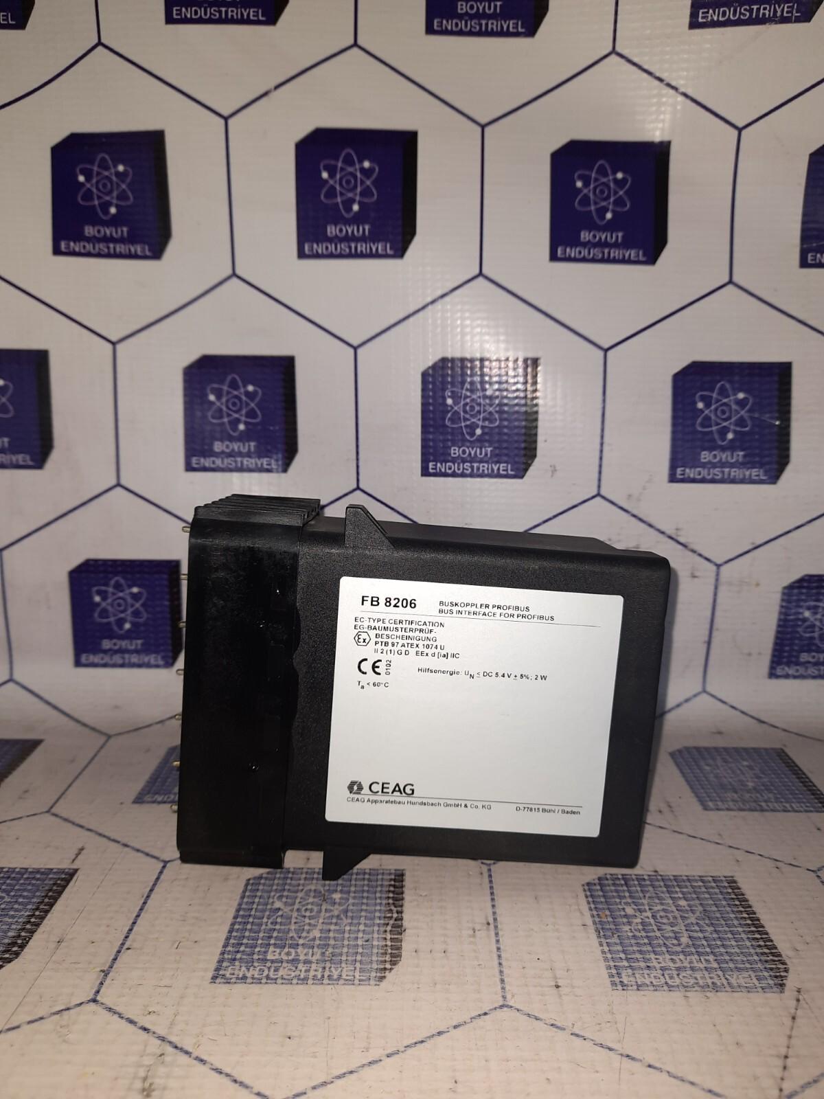 CEAG FB 8206 GHG 127 0624 H 8206 BUS INTERFACE FOR PROFIBUS