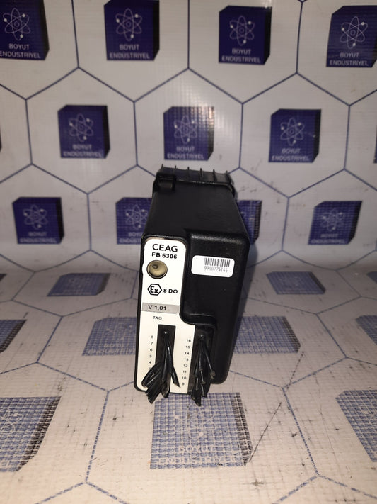 CEAG FB 6306 GHG 127 0002 B 6306 RELAY CARD 8 CHANNELS