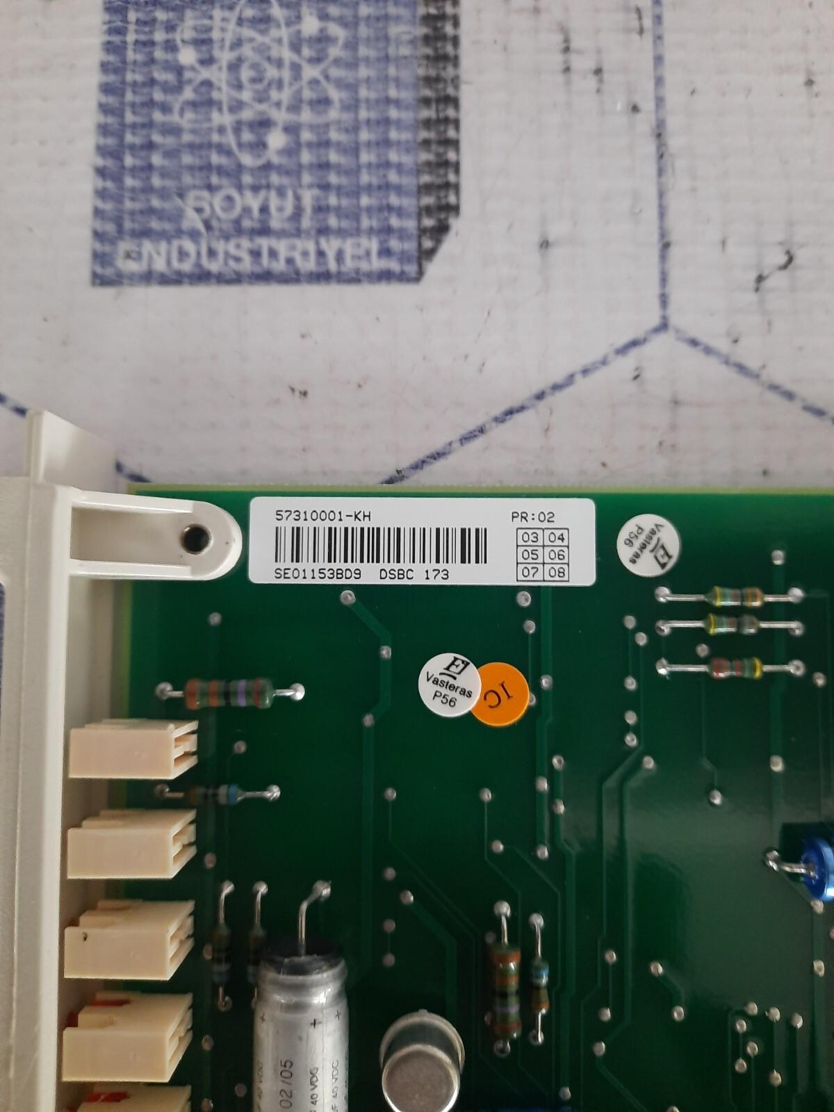 ABB DSBC 173 57310001-KH PR:02 CARD