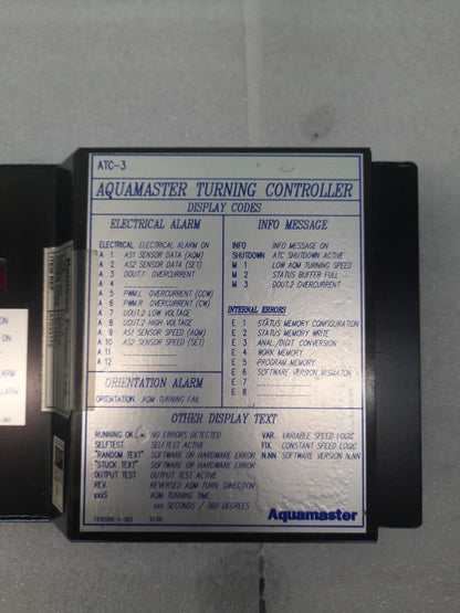 AQUAMASTER Kamewa TURNING CONTROLLER ATC-3 Fast Shipping