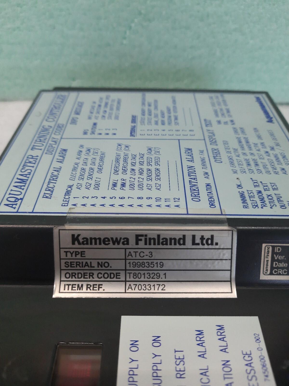 AQUAMASTER Kamewa TURNING CONTROLLER ATC-3 Fast Shipping