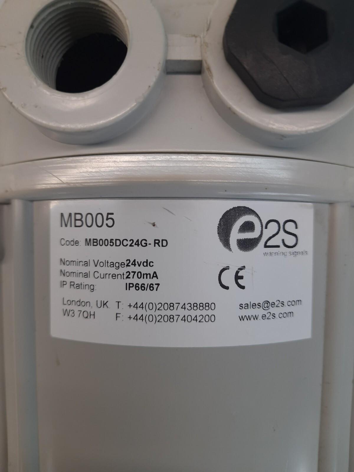 E2S MB005 Lighthouse MB005DC24G-RD Lamb Fast Shipping