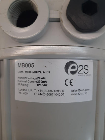 E2S MB005 Lighthouse MB005DC24G-RD Lamb Fast Shipping