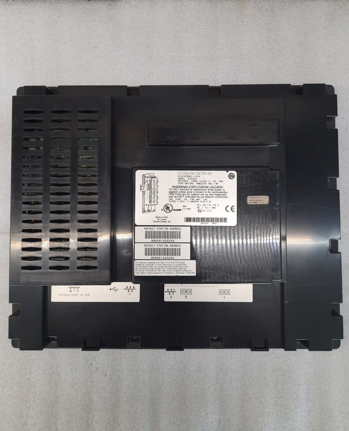 GE Fanuc QuickPanel View ES1522 IC754VSF15CTD-CF Fast Shipping