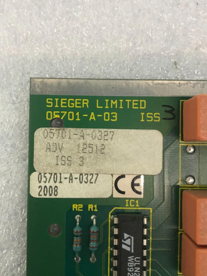 SIEGER LIMITED 05701-A-0327 05701-C-0256 ISS 3 Fast Shipping