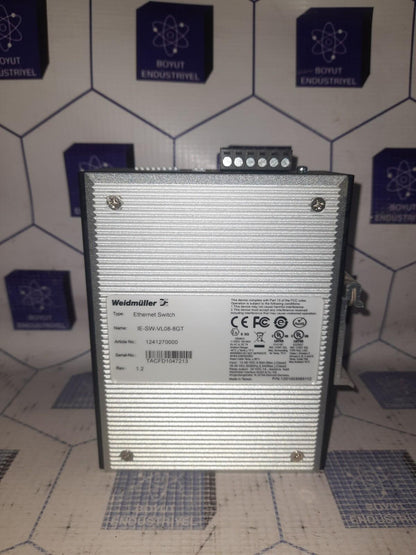 Weidmüller Gigabit Ethernet Switch IE-SW-VL08-8GT