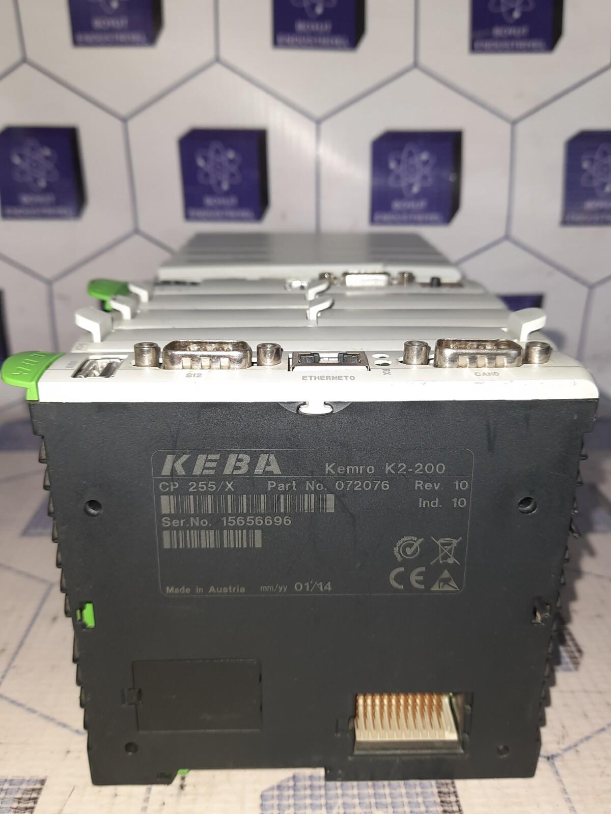 KEBA Kemro System Programmable Control K2-200 CP 255/X