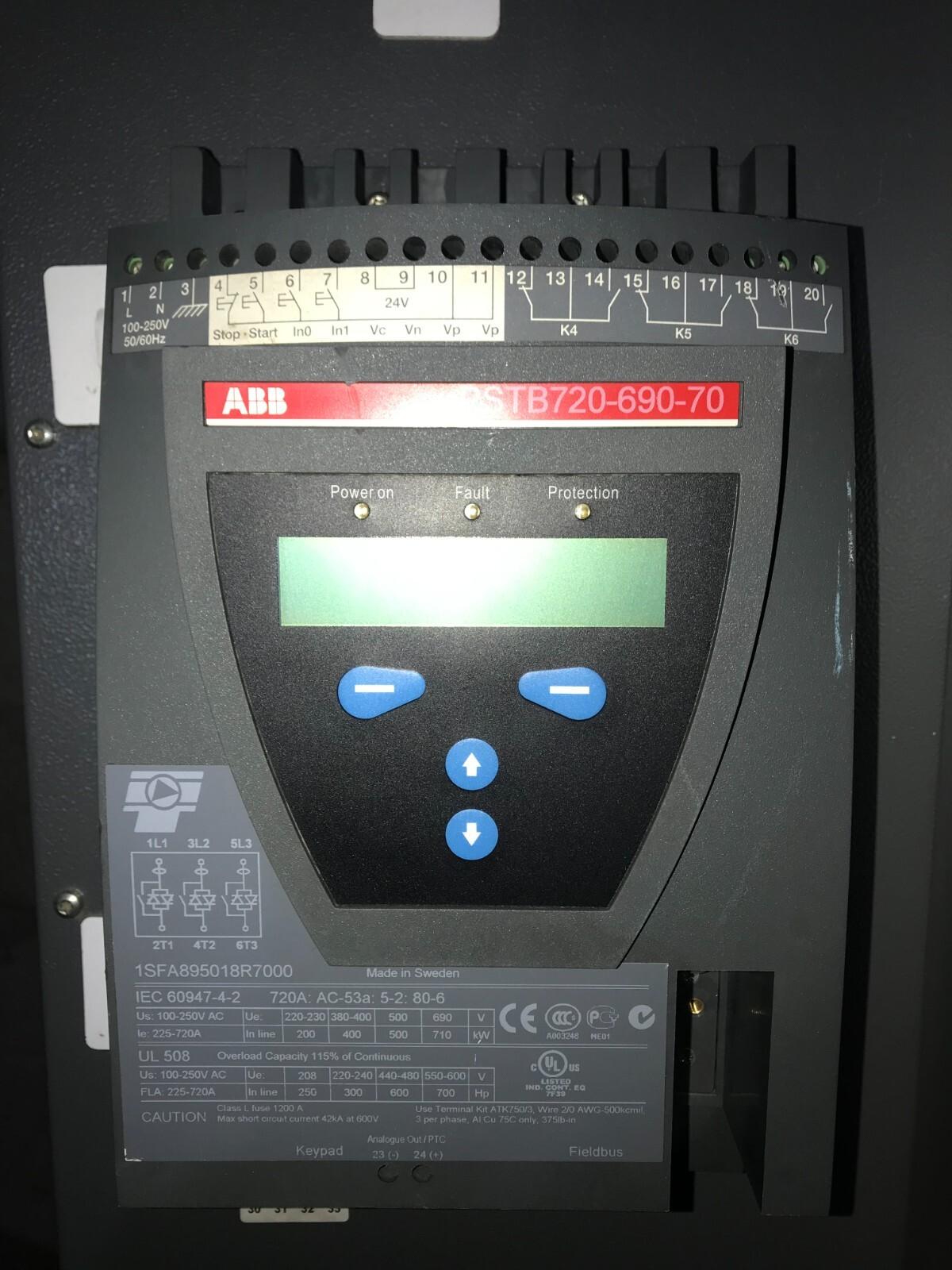 ABB Soft Starter PSTB720-690-70 1SFA895018R7000 IEC60947-4-2