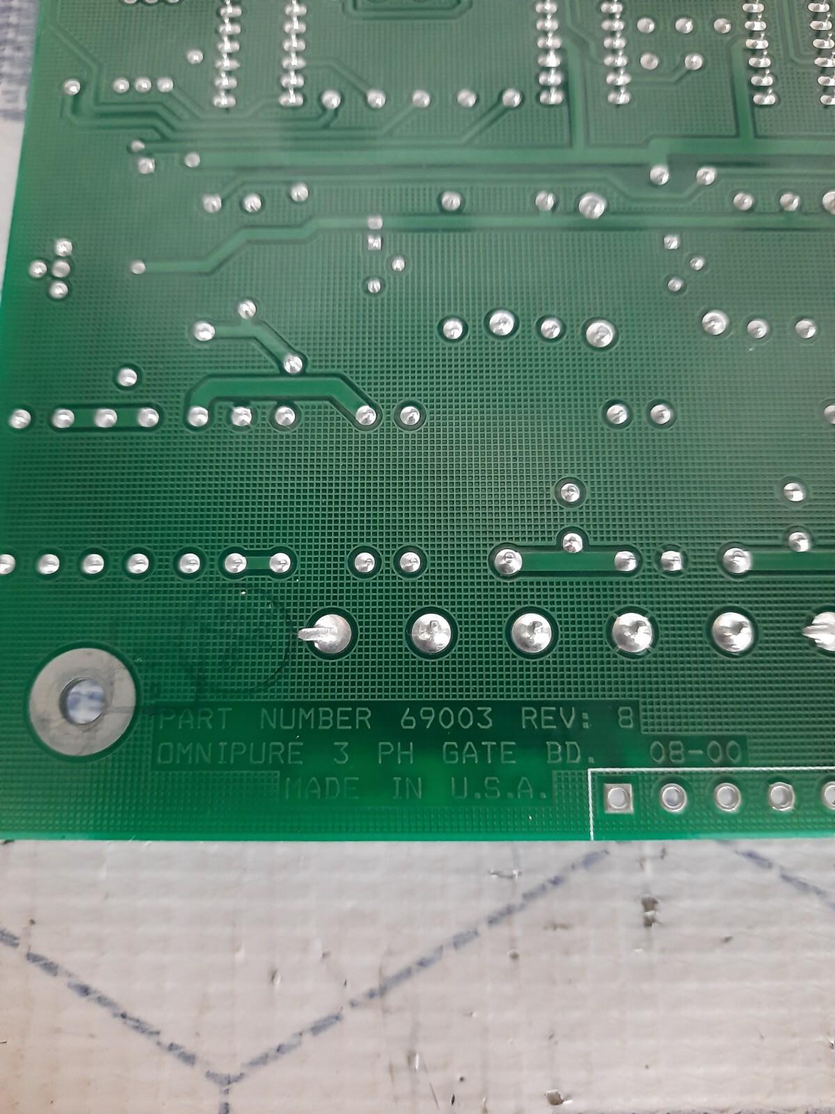 Omnipure 69003 Rev:8 Gate Board