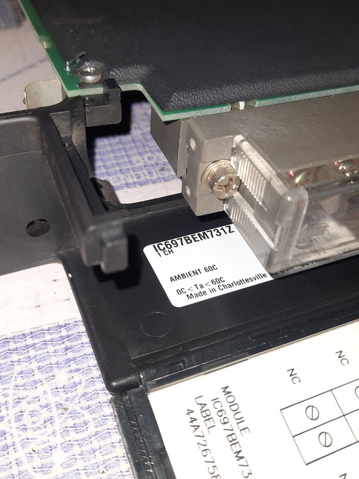 GE FANUC IC697BEM731Z GENIUS BUS CONTROLLER 1 CHANNEL  44A729723-G01