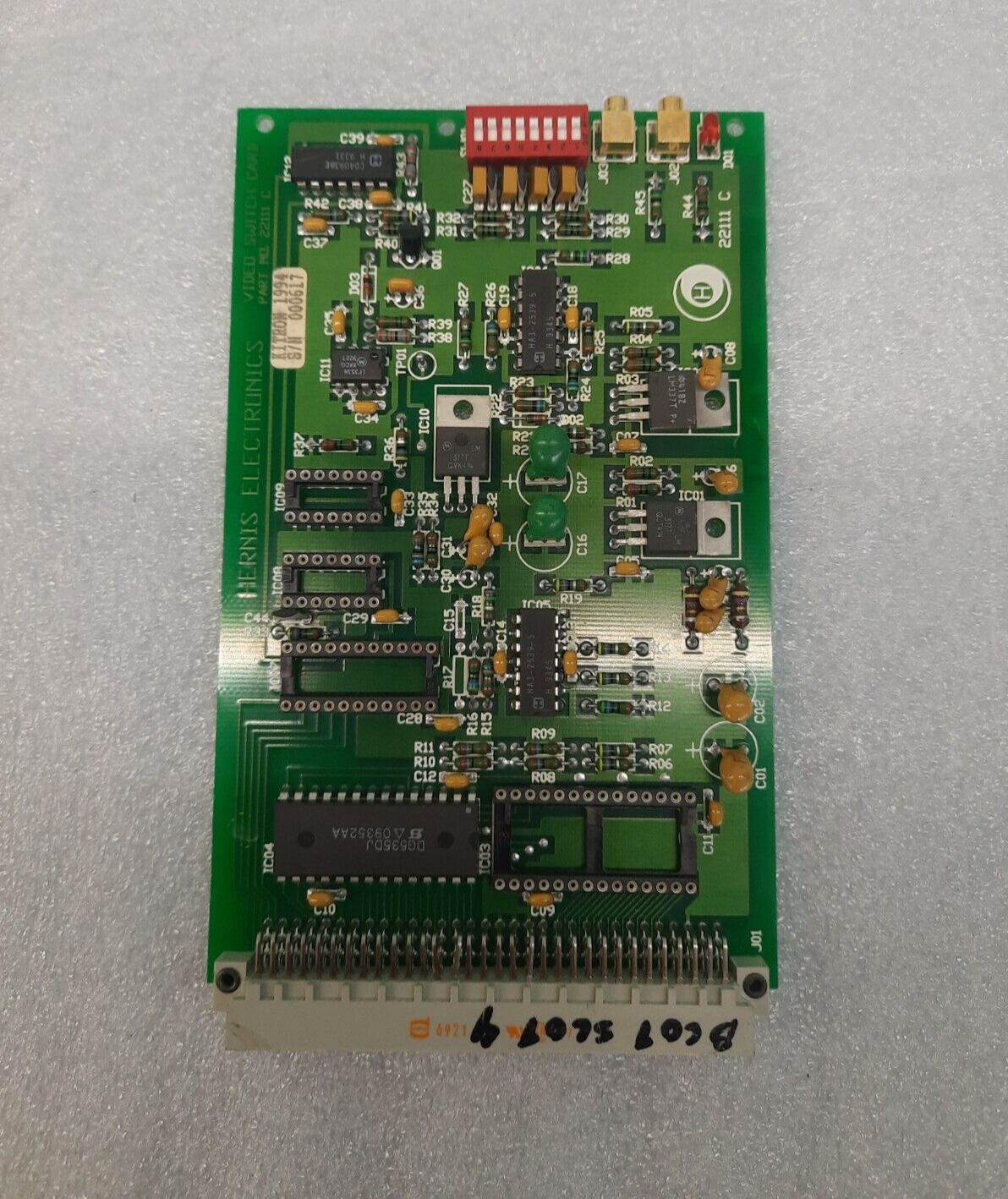 SCHEDA INTERRUTTORE VIDEO HERNIS ELECTRONICS 22111 C spedizione veloce