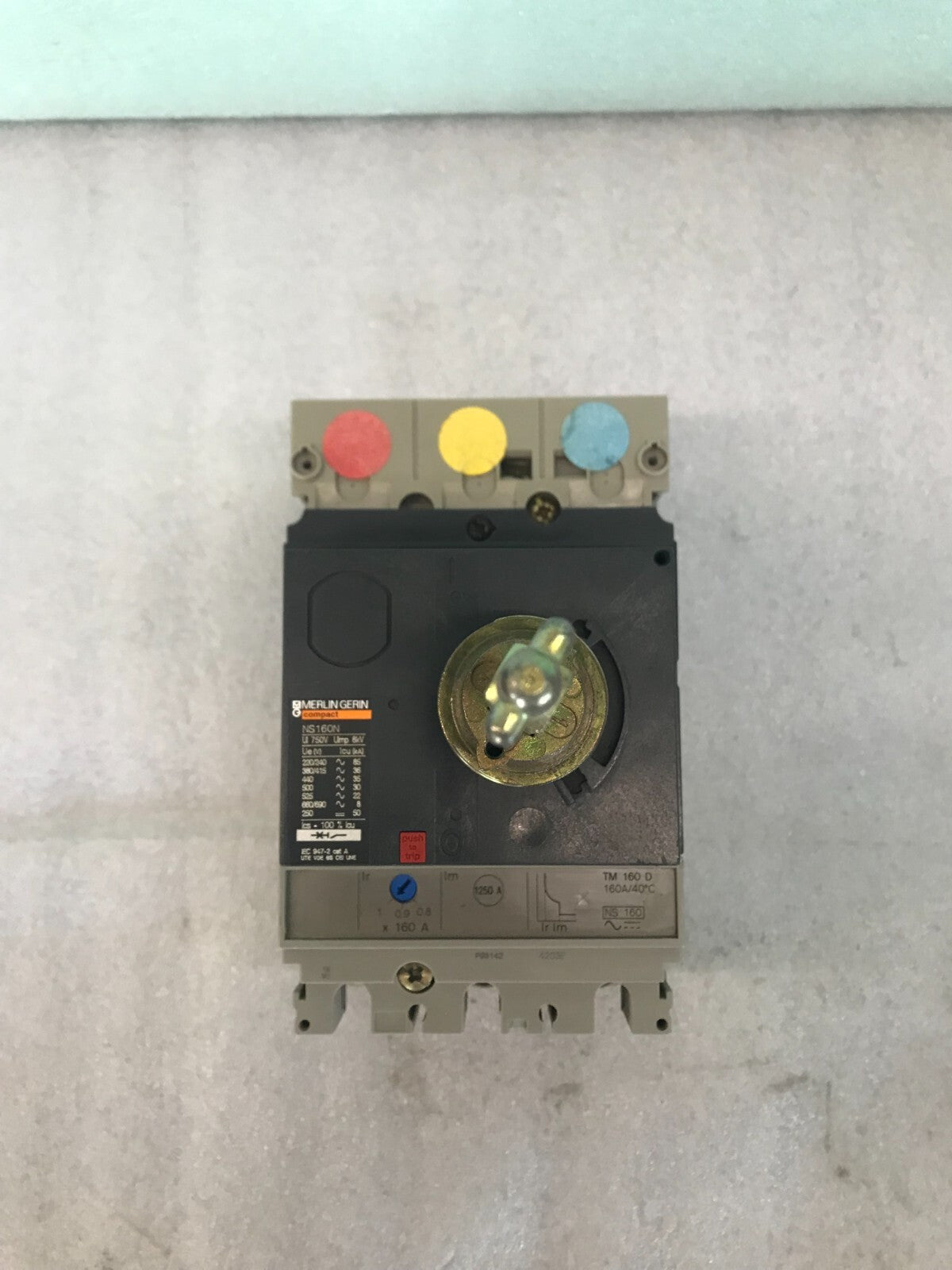 MERLIN GERIN CIRCUIT BREAKER NS 160N NS100-160-250 N/H/NA