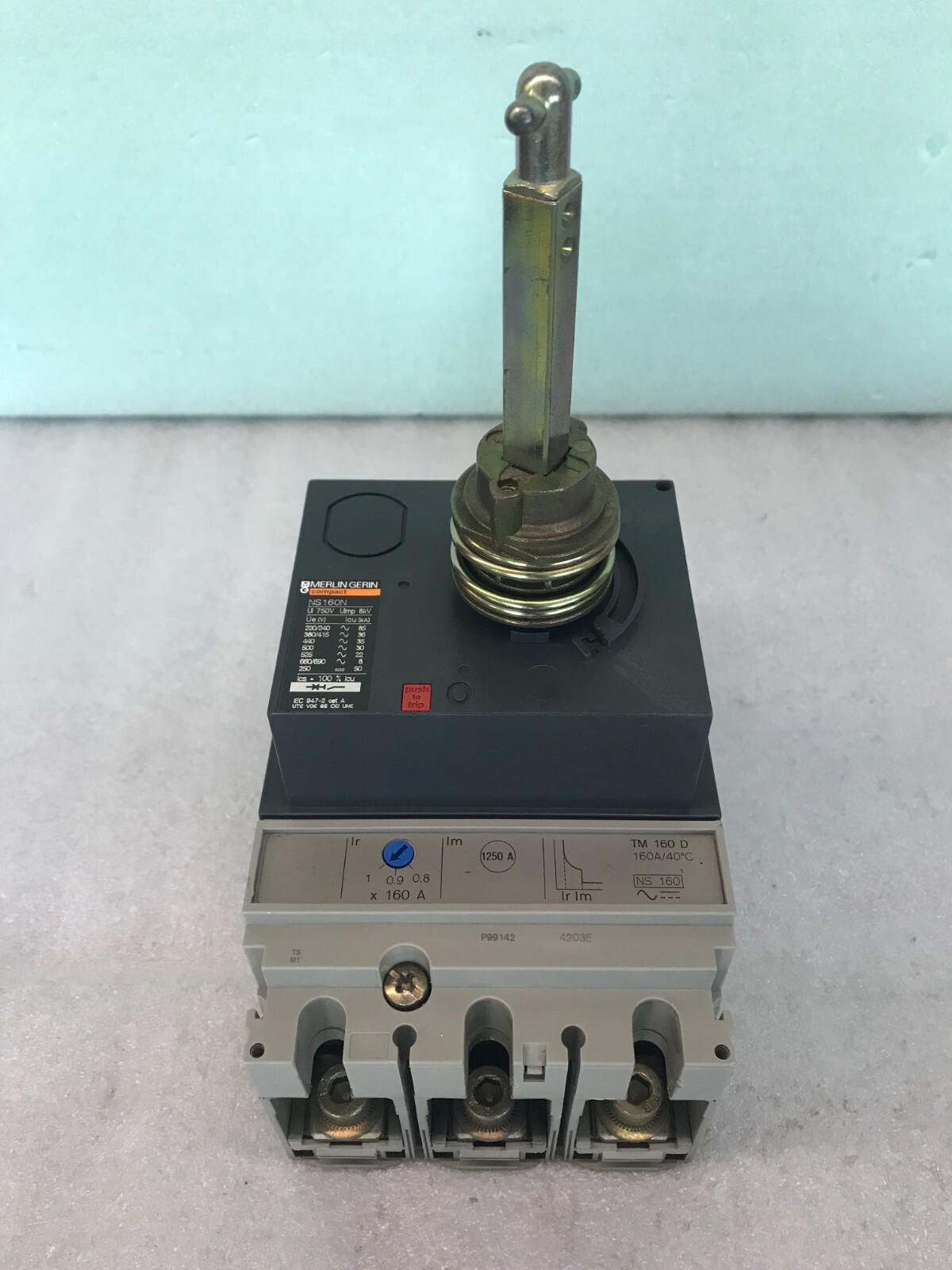 MERLIN GERIN CIRCUIT BREAKER NS 160N NS100-160-250 N/H/NA