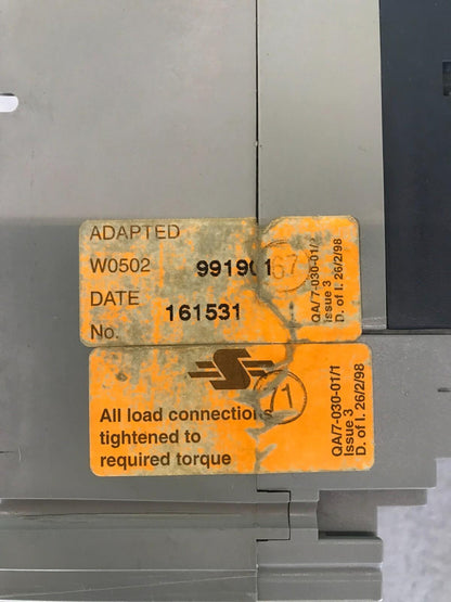 MERLIN GERIN CIRCUIT BREAKER NS 160N NS100-160-250 N/H/NA