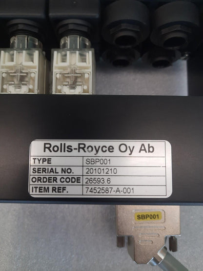 Panel de control Rolls-Royce SBP001