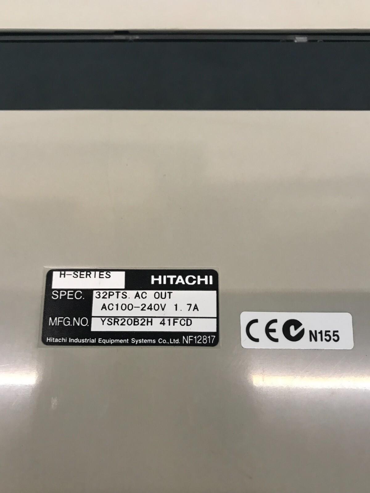 HITACHI H-SERIES OUTPUT MODULE YSR20B2H 41FCD 32PTS. AC OUT AC10-240V 1.7A