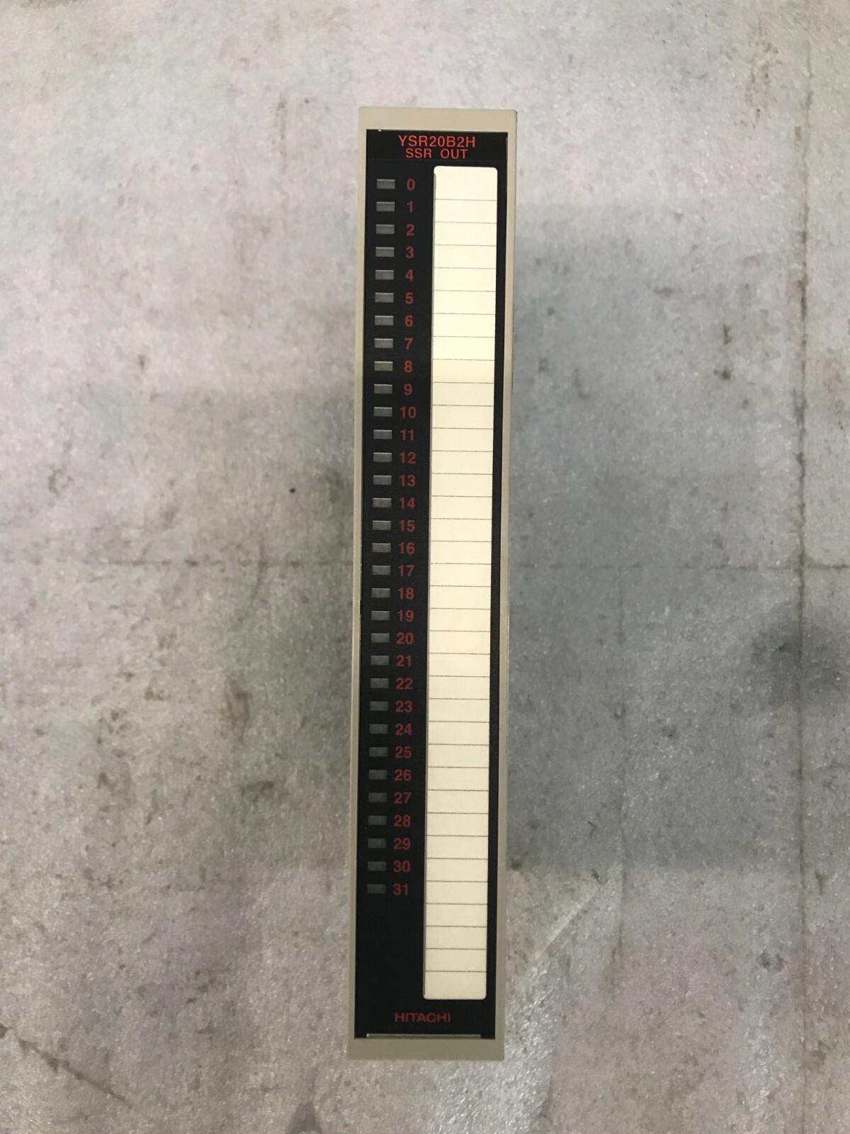 HITACHI H-SERIES OUTPUT MODULE YSR20B2H 41FCD 32PTS. AC OUT AC10-240V 1.7A