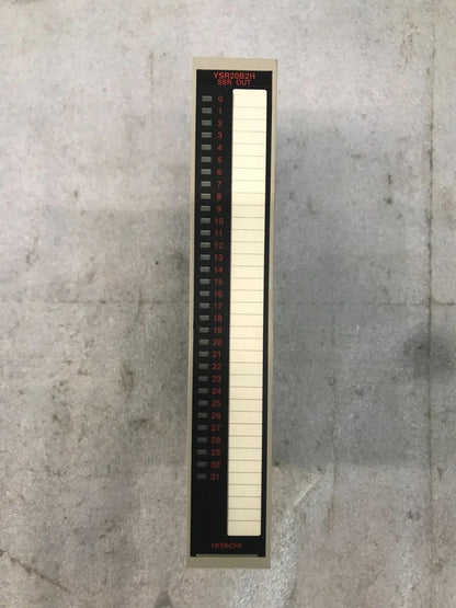 HITACHI H-SERIES OUTPUT MODULE YSR20B2H 41FCD 32PTS. AC OUT AC10-240V 1.7A