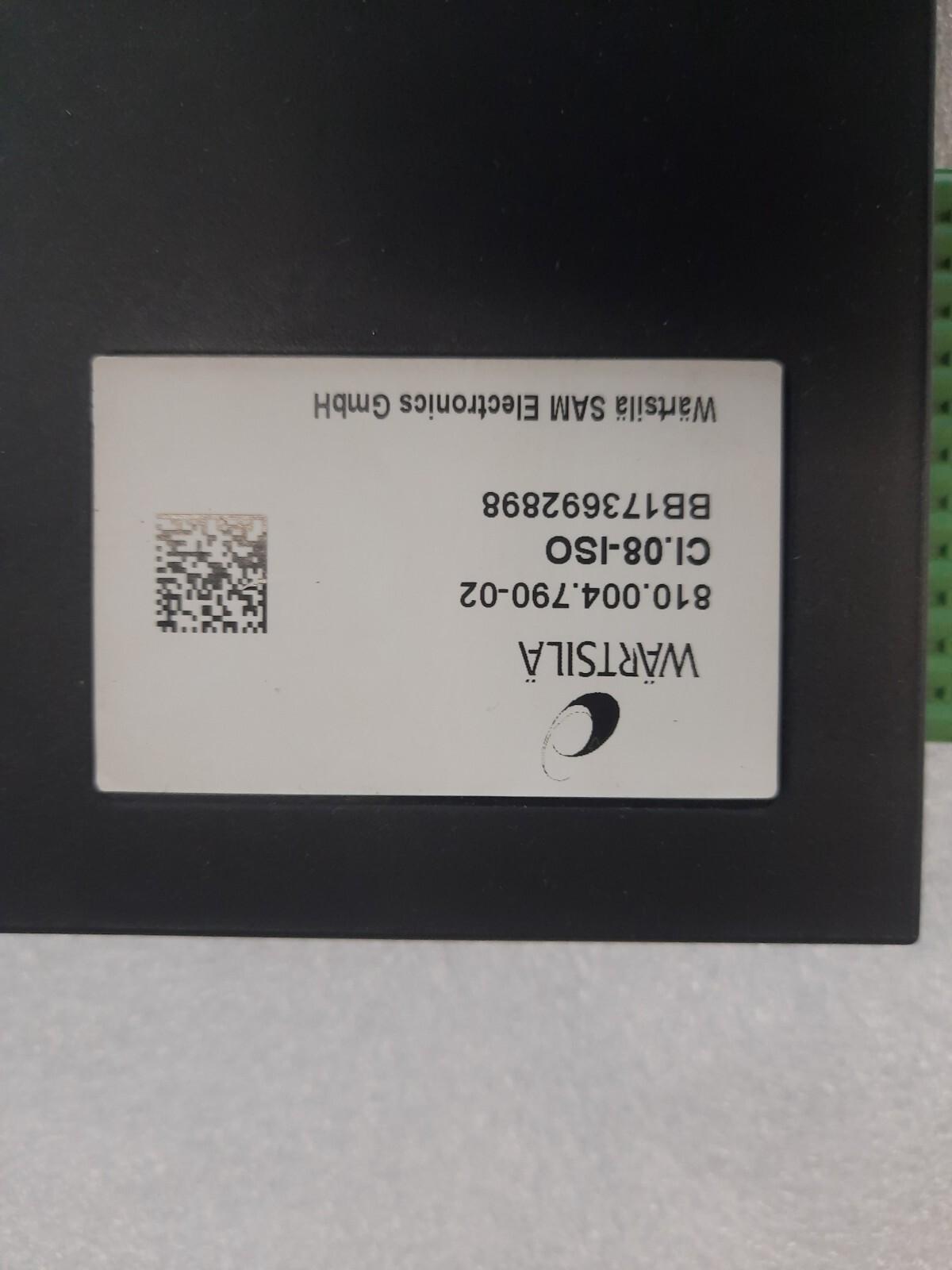 WARTSILA CI.08-ISO 810.004.790-02 MODULE