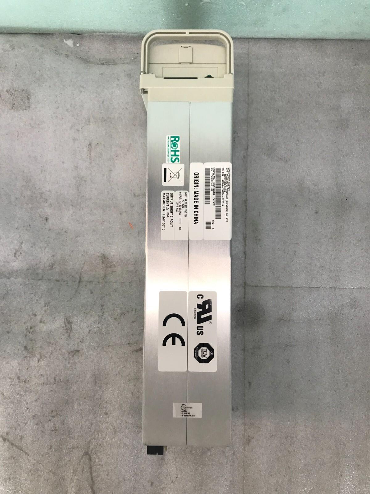 TRANSDEV ELECTRONICS MPS POWER SUPPLY MER12WRB-P27D10 09004-136874-P27D10 REV:A