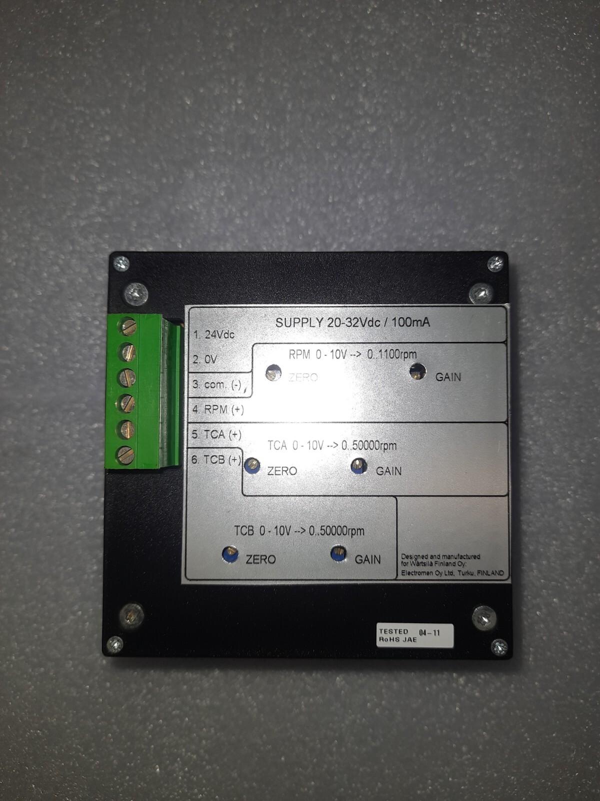 WARTSILA RPM METER Elektroman Oy Ltd. Spedizione veloce