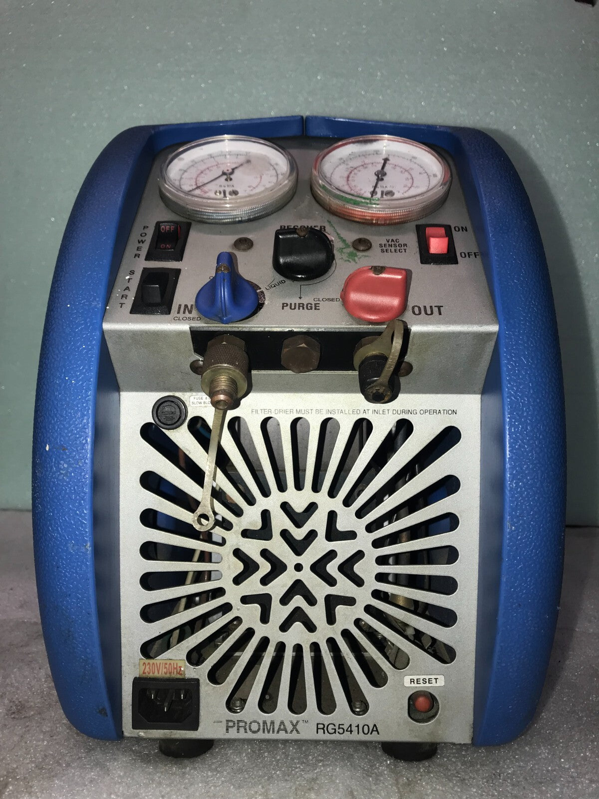 UNITOR URU 5000A PROMAX REFRIGERANT RECOVERY UNIT RG5410A-E-220V-LP 606-613748