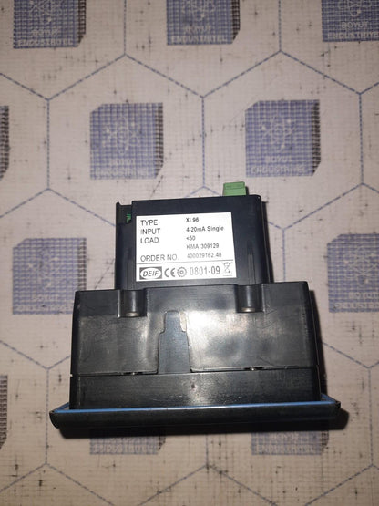 INDICATEUR DE RÉGIME DEIF XL96 KMA-309129 Pourcentage de réévaluation totale ...