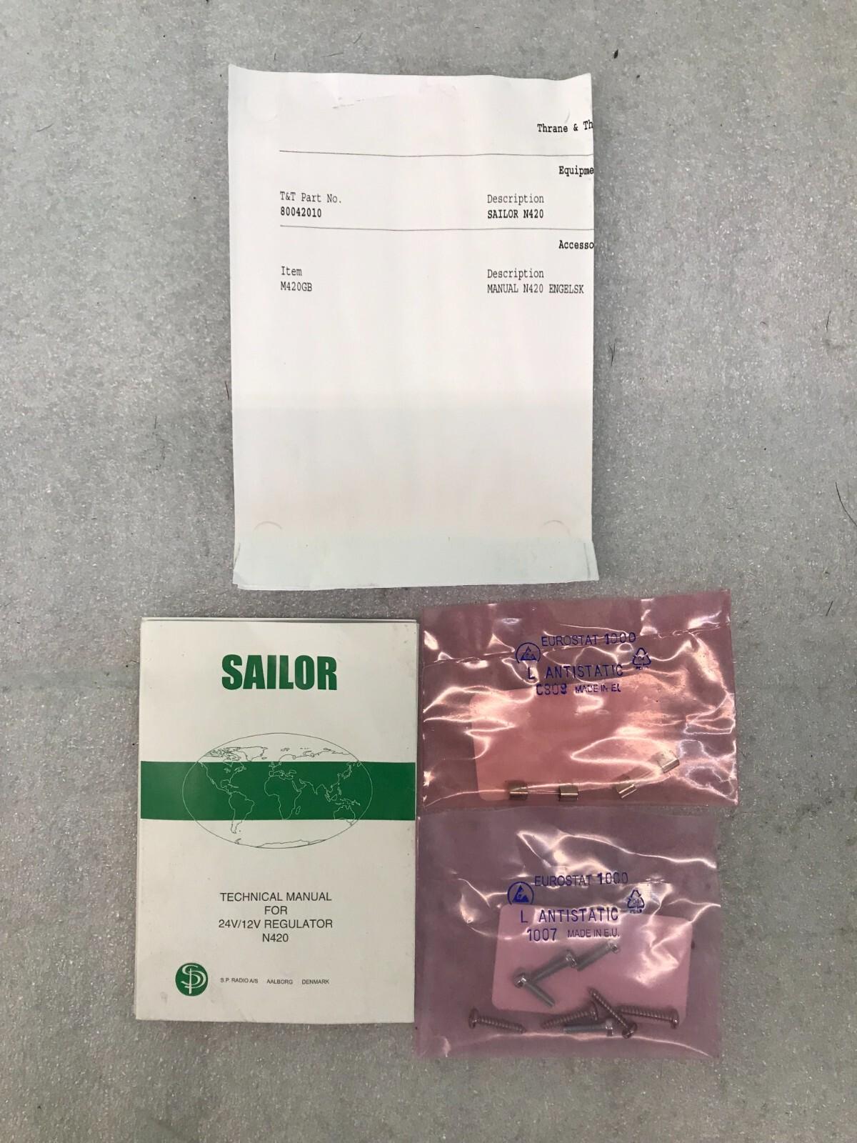 SAILOR N420 24/12V REGULATOR 80042010