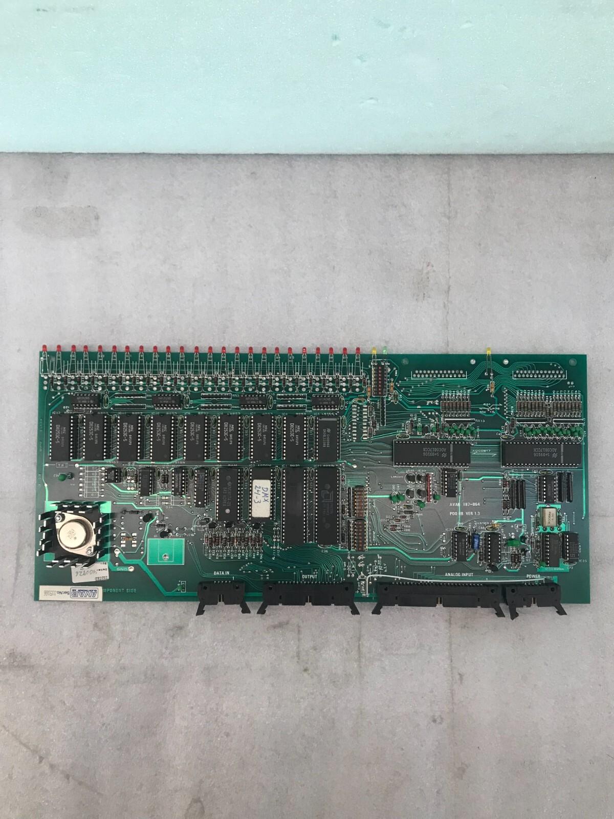 AVAB CONTROL BOARD DIMMER 187-064 PDD IIB VER. 1,3